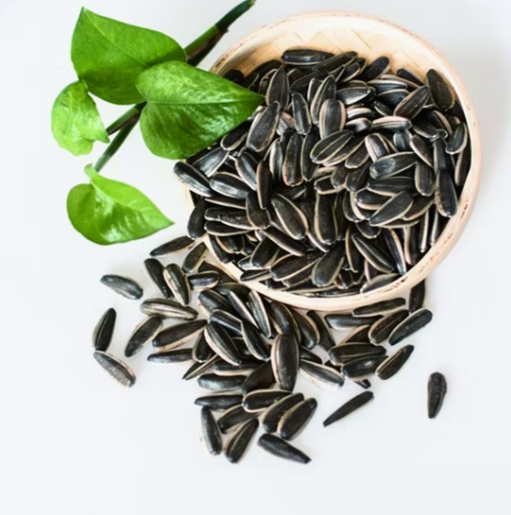 Китайские сырые черно-белые семечки подсолнечника 361 44 7 Подсолнечные семечки